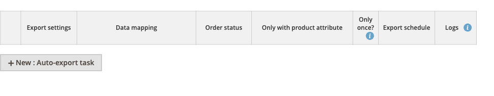 Auto-Export config group
