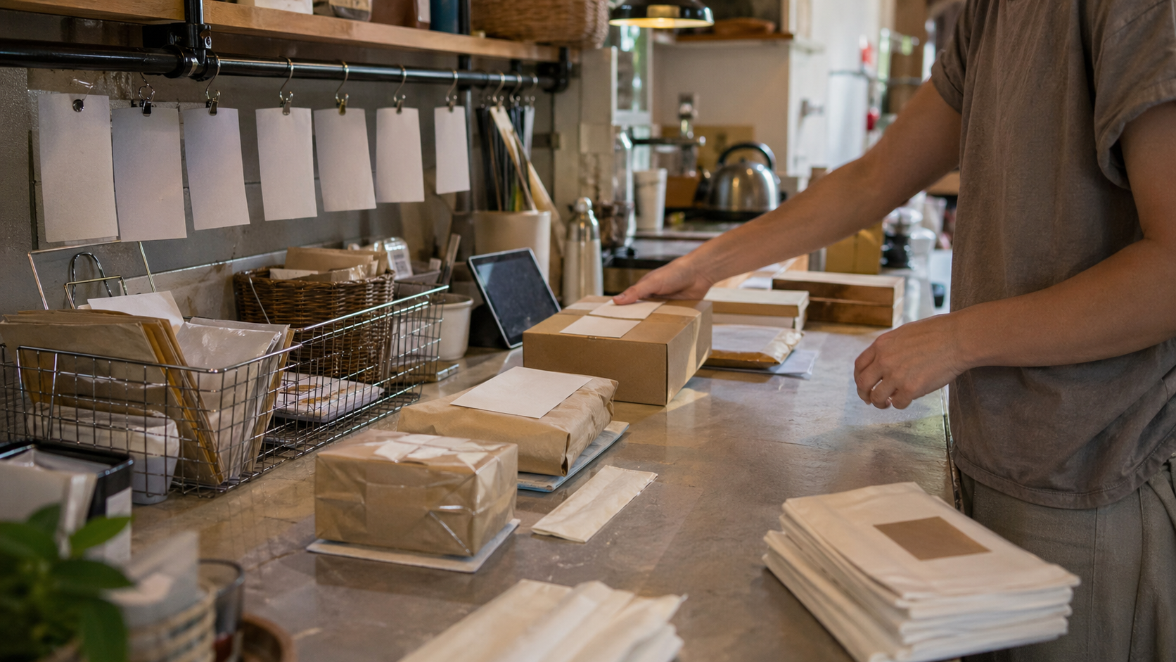 Improving Magento order processing candid lifestyle scene