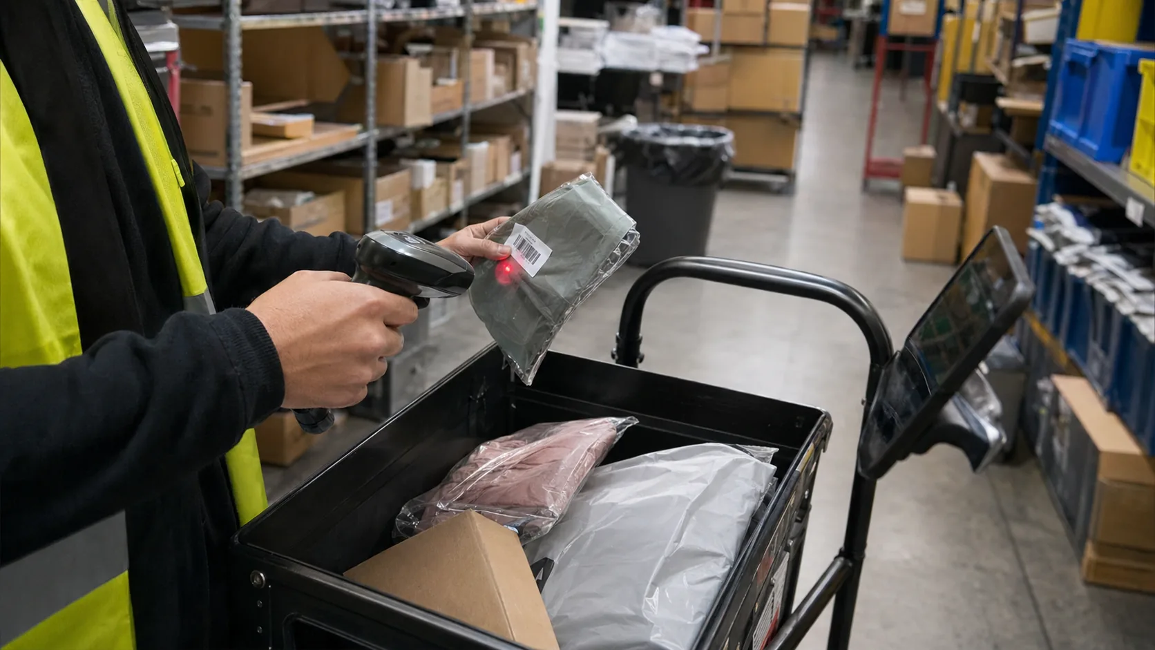 Magento barcode scanners candid lifestyle scene