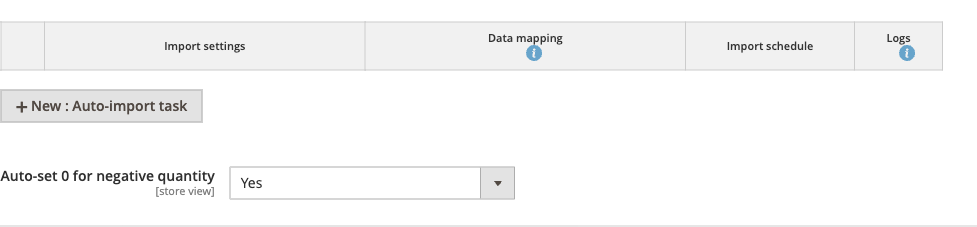 Auto-Imports config group