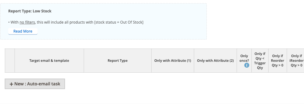 Auto-Emailed CSVs & PDFs config group