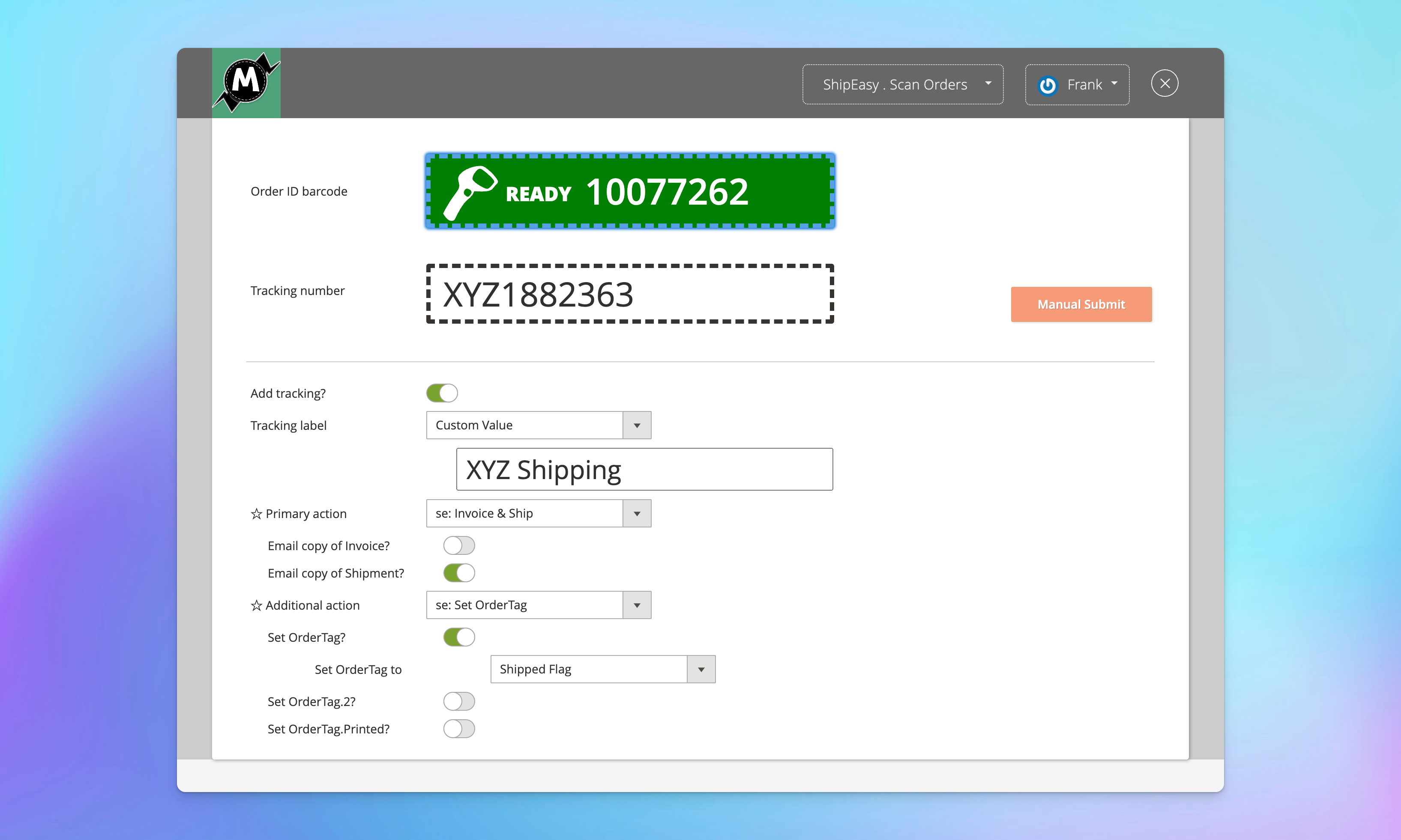 shipeasy barcode scanning