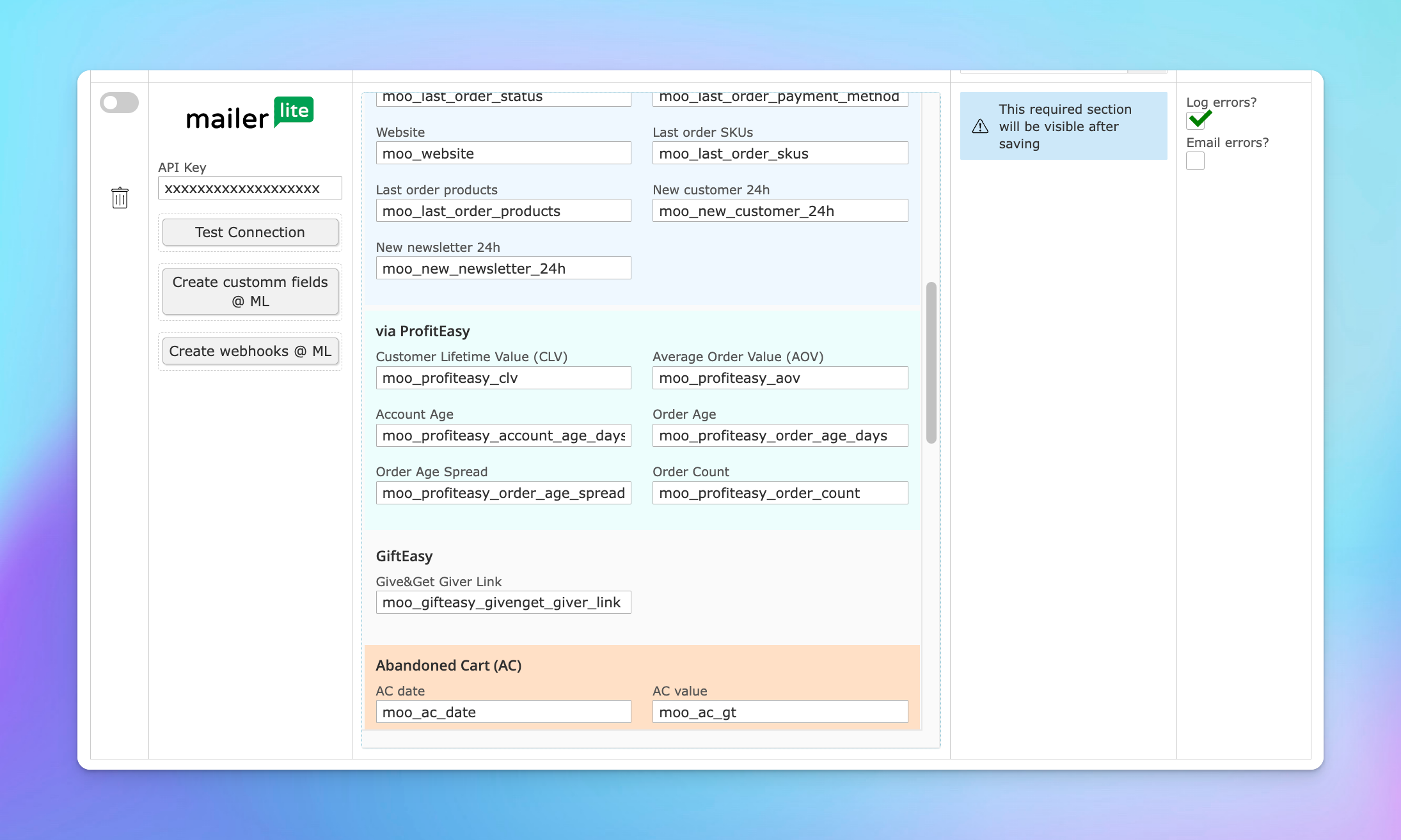 profiteasy-hellocustomer-integration