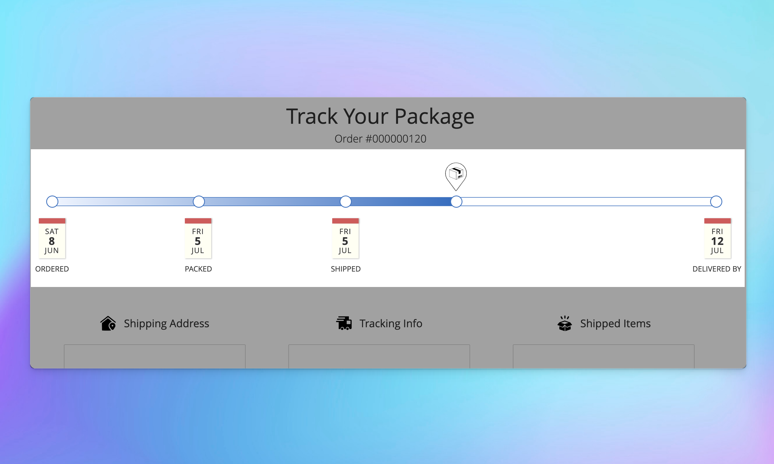 order delivery timeline