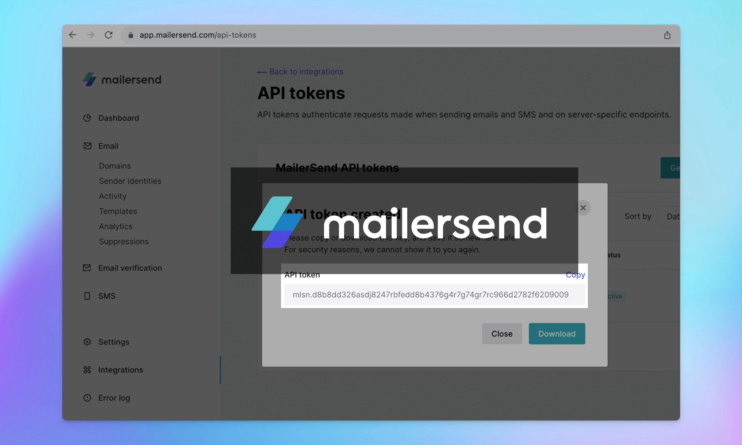 hellocustomer integration mailersend