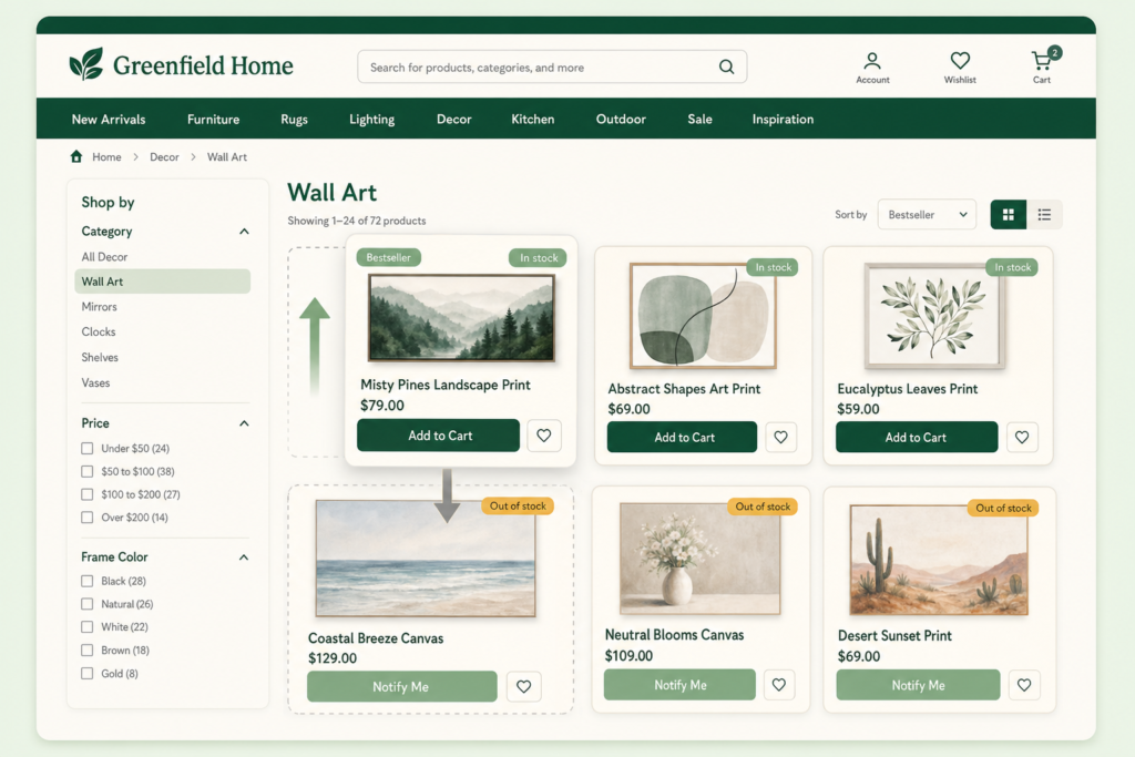 Magento Category Merchandising: Stop Showing Products Customers Can't Buy
