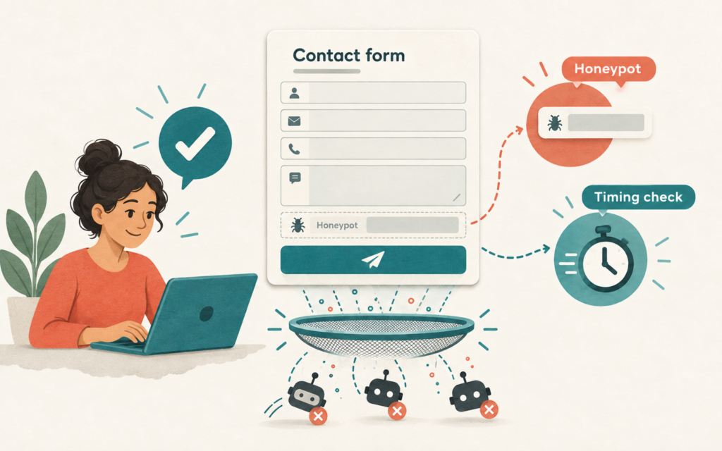 Magento Spam Protection Without a CAPTCHA: Stopping Bots Quietly