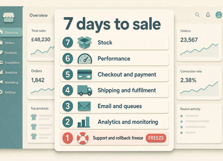 Magento High-Traffic Sale Prep: The 7-Day Checklist